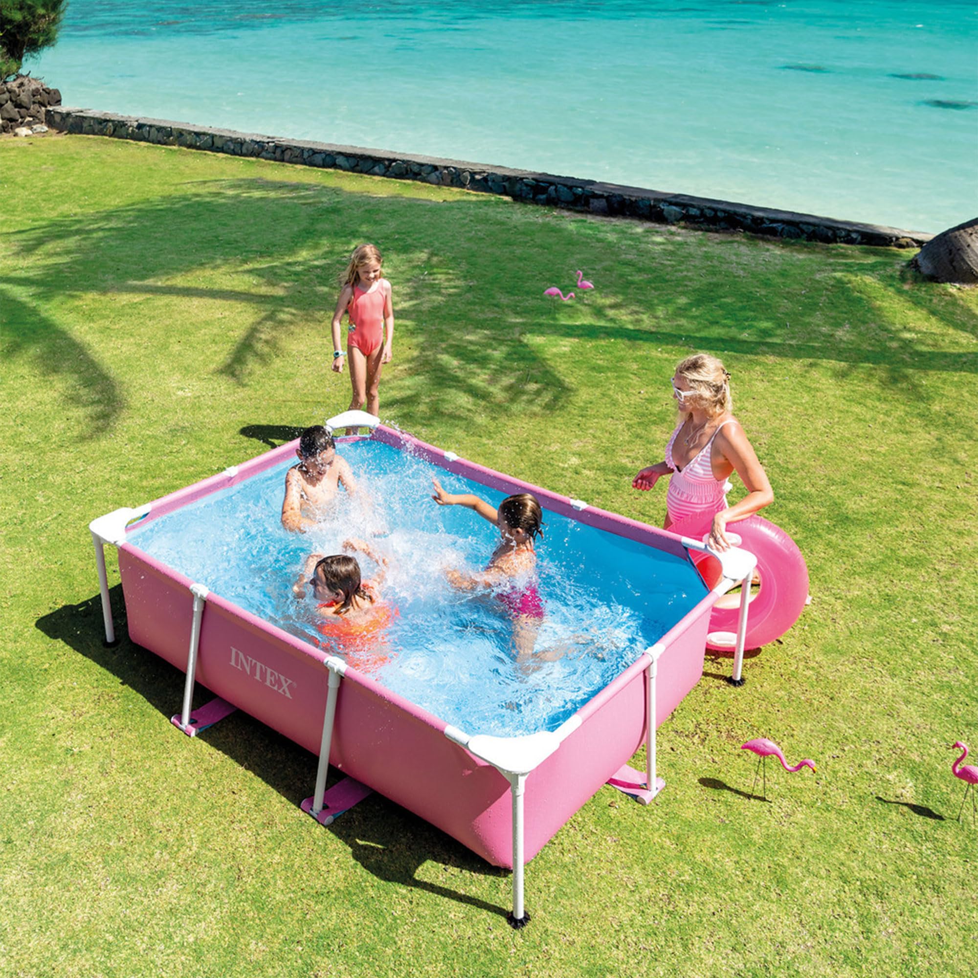 intex プール INTEX Snapset® Deep Blue Sea Pool - 8' x 18